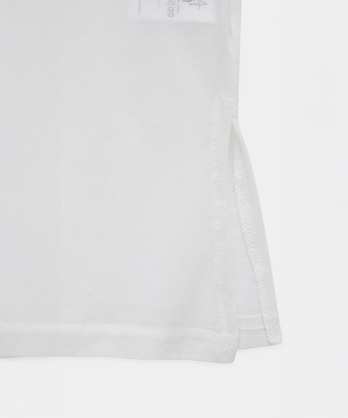 ETRE AU SOMMET(エトレオソメ)の「Rib Collar tattoo Long Sleeve Top (White)(Tシャツ/カットソー・レディース・ホワイト・FREE)」の8枚目の写真
