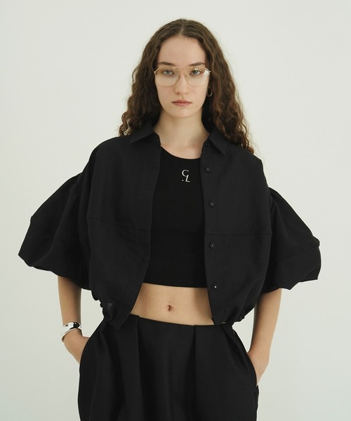 CLANE（クラネ）の「DAD SHORT BALLOON BLOUSON（ブルゾン・レディース・アイボリー・1/2）」の12枚目の写真