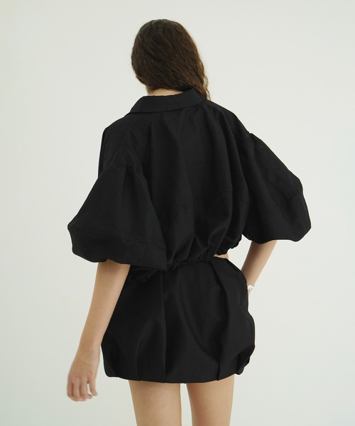 CLANE（クラネ）の「DAD SHORT BALLOON BLOUSON（ブルゾン・レディース・アイボリー・1/2）」の14枚目の写真