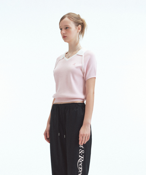Rest&Recreation（レストアンドレクリエーション）の「V-NECK COLLAR KNIT TOP - PINK（ニット/セーター・レディース・その他・ONE）」の6枚目の写真