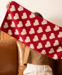 Vini（ヴィニ）の「ハート柄 マフラー タオル ( 綿100％ )（タオル）」