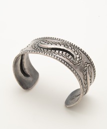 「Indian Jewelry/インディアンジュエリー」エマーソン スタンプワーク エクストララージ ワイド バングル