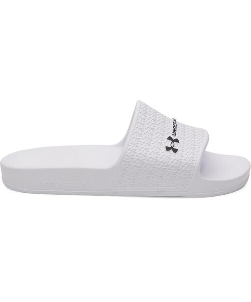 UNDER ARMOUR(アンダーアーマー)の「UAアーマー スライド ライト(ライフスタイル/レディース)(サンダル・レディース・ホワイト・23.0cm/24.0cm/25.0cm)」の1枚目の写真