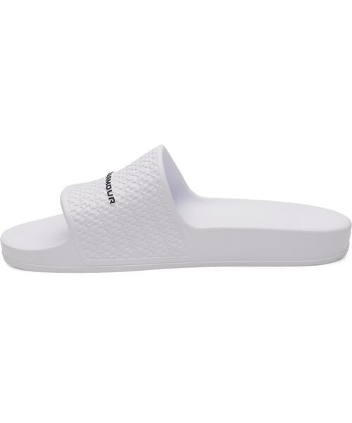 UNDER ARMOUR(アンダーアーマー)の「UAアーマー スライド ライト(ライフスタイル/レディース)(サンダル・レディース・ホワイト・23.0cm/24.0cm/25.0cm)」の2枚目の写真