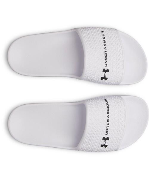UNDER ARMOUR(アンダーアーマー)の「UAアーマー スライド ライト(ライフスタイル/レディース)(サンダル・レディース・ホワイト・23.0cm/24.0cm/25.0cm)」の3枚目の写真