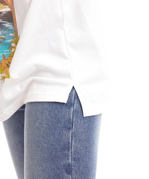 BILLABONG（ビラボン）の「BILLABONG/ビラボン タンクトップ UVカット GRAPHIC LOOSE TANK TOP BG01C360（タンクトップ・レディース・ホワイト/スミクロ・M）」の9枚目の写真
