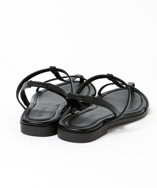 BAYFLOW(ベイフロー)の「ストラップフラットサンダル(サンダル・レディース・シルバー/ブラック・LARGE/MEDIUM)」の7枚目の写真