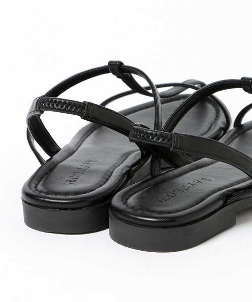 BAYFLOW(ベイフロー)の「ストラップフラットサンダル(サンダル・レディース・シルバー/ブラック・LARGE/MEDIUM)」の15枚目の写真