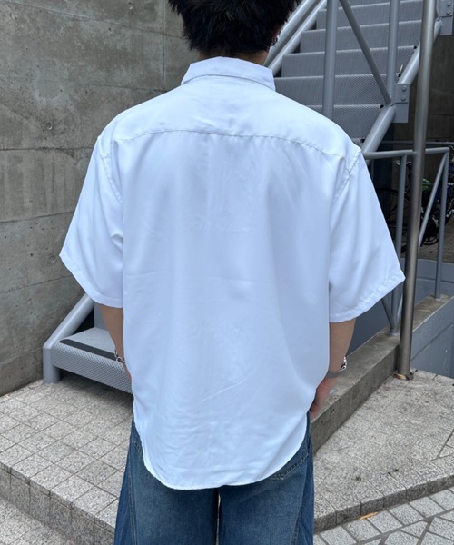 link lot（リンクロット）の「花柄刺繍入り半袖シャツ（シャツ/ブラウス・メンズ・ホワイト系その他/ホワイト/ブラック/ブラック系その他・L/XL/M）」の7枚目の写真