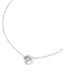 LAKOLE（ラコレ）の「ダブルリングネックレス / 656318（ネックレス）」