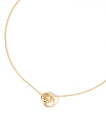 LAKOLE（ラコレ）の「ダブルリングネックレス / 656318（ネックレス）」