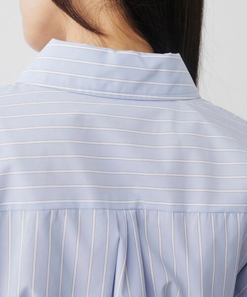 UNITED TOKYO(ユナイテッドトウキョウ)の「スタンドカラーシャツブルゾン|ウォッシャブル/軽羽織/春服(シャツ/ブラウス・レディース・その他2/ネイビー/ホワイト・FREE)」の22枚目の写真