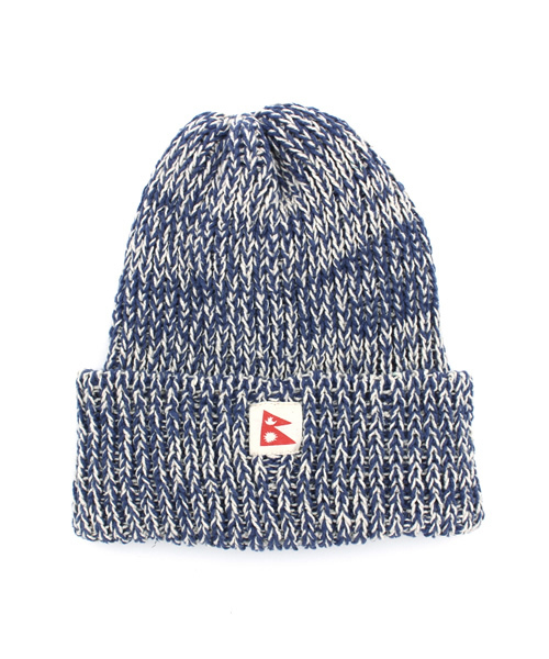 チャイハネ（チャイハネ）の「【チャイハネ】NEPALコットンニットキャップ（ニットキャップ/ビーニー・レディース・カーキ/ネイビー/グリーン/レッド/ブルー・FREE）」の9枚目の写真