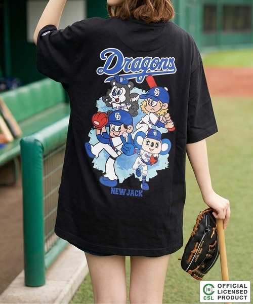 NEW JACK（ニュージャック）の「【セ・リーグ】NEW JACK プロ野球 オーバーサイズTシャツ / Professional Baseball Oversized T-Shirt（Tシャツ/カットソー・メンズ・ブラック系1/ブラック系3/ホワイト系4/ブラック系2/ホワイト系3/ブラック系4/ホワイト系5/ホワイト系1/ホワイト系2/ブラック系5・S/M/L/XL）」の21枚目の写真