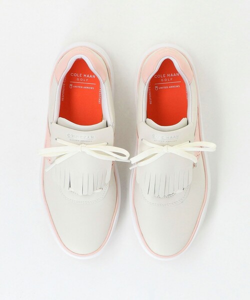 COLE HAAN(コールハーン)の「【別注】<COLE HAAN × UNITED ARROWS>ウィメンズ GRANDPRO AM KILT/スパイクレス ゴルフシューズ(その他シューズ・レディース・ライトピンク・8/6h/6/5h/7/7h)」の3枚目の写真