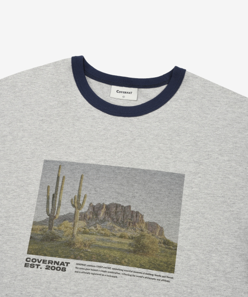 COVERNAT(カバーナット)の「カクタスバレーグラフィックTシャツメランジグレー(Tシャツ/カットソー・レディース・その他・X-SMALL/SMALL/MEDIUM/LARGE/X-LARGE/XX-LARGE)」の7枚目の写真