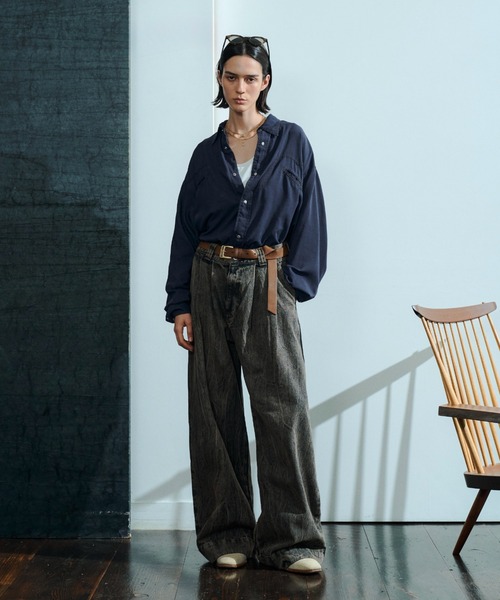 Sheer Denim Western Shirt / シアーデニムウエスタンシャツ（シャツ
