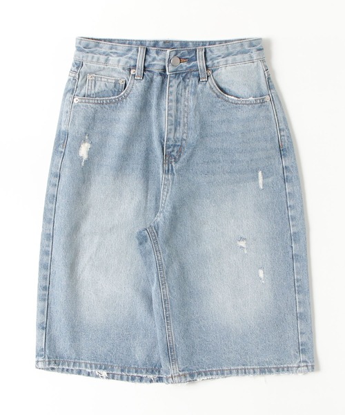 Rohwel(ローウェル)の「Classic Bermuda Denim Shorts / クラシックバミューダショートデニム(デニムパンツ・レディース・ライトブルー・MEDIUM/SMALL)」の9枚目の写真