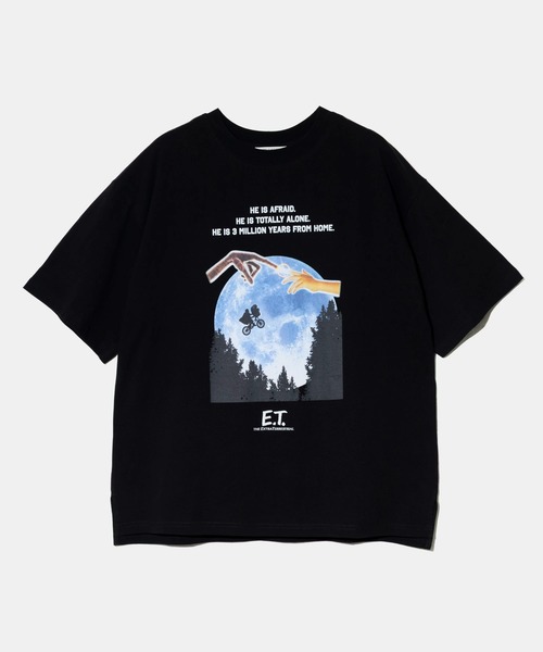 go slow caravan(ゴースローキャラバン)の「CUBE SUGAR/キューブシュガー 21/-OE ETフォトTEE(Tシャツ/カットソー・レディース・ナチュラル/ブラック・FREE)」の1枚目の写真