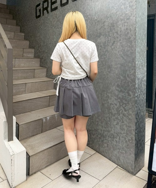 continuer de NICE CLAUP(コンティニューデナイスクラップ)の「アソートロゴドロストチビT(Tシャツ/カットソー・レディース・ドット/トップグレー/ホワイト系その他/オフホワイト/ブラック/ブラック系その他/ピンク系その他・FREE)」の12枚目の写真