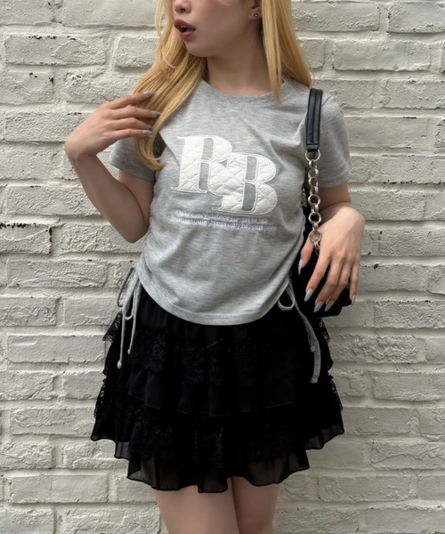 continuer de NICE CLAUP(コンティニューデナイスクラップ)の「アソートロゴドロストチビT(Tシャツ/カットソー・レディース・ドット/トップグレー/ホワイト系その他/オフホワイト/ブラック/ブラック系その他/ピンク系その他・FREE)」の19枚目の写真