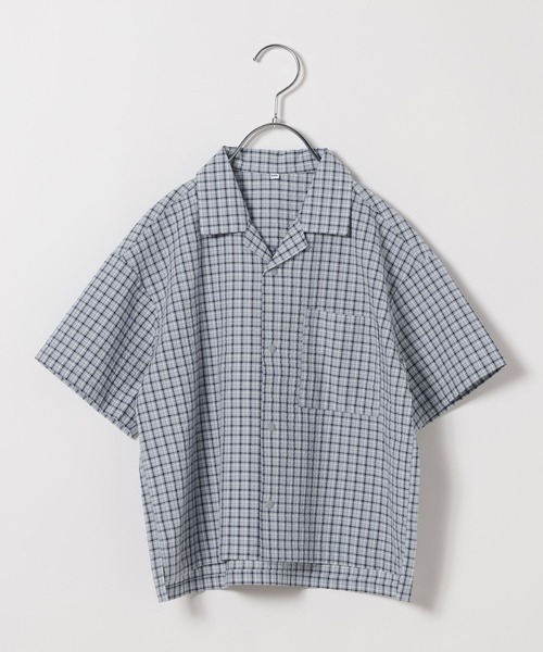 GLOBAL WORK(グローバルワーク)の「スナップサッカーシャツ半袖/T/647311(シャツ/ブラウス・キッズ・ブルー/ブラウン・100cm/110cm/120cm)」の11枚目の写真