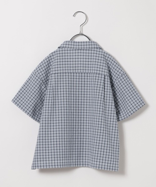 GLOBAL WORK(グローバルワーク)の「スナップサッカーシャツ半袖/T/647311(シャツ/ブラウス・キッズ・ブルー/ブラウン・100cm/110cm/120cm)」の10枚目の写真