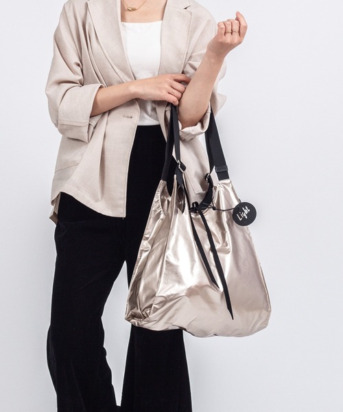 Jack Gomme(ジャックゴム)の「【JACK GOMME】ショルダーバッグ トートバッグ LESAC Sac cabas(ショルダーバッグ・レディース・ブルー/ブラック/オリーブ/レッド/コーラル/ネイビー/シャンパン・FREE)」の7枚目の写真