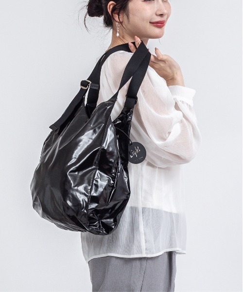 Jack Gomme(ジャックゴム)の「【JACK GOMME】ショルダーバッグ トートバッグ LESAC Sac cabas(ショルダーバッグ・レディース・ブルー/ブラック/オリーブ/レッド/コーラル/ネイビー/シャンパン・FREE)」の11枚目の写真