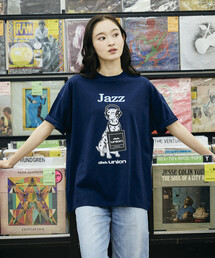 FREAK'S STORE(�t���[�N�X�X�g�A)�̌���W�J diskunion×FREAK'S STORE �ʒ� �_�����V�A�� �r�b�O�V���G�b�g �v�����g �N���[�l�b�N T�V���c(T�V���c/�J�b�g�\�[)