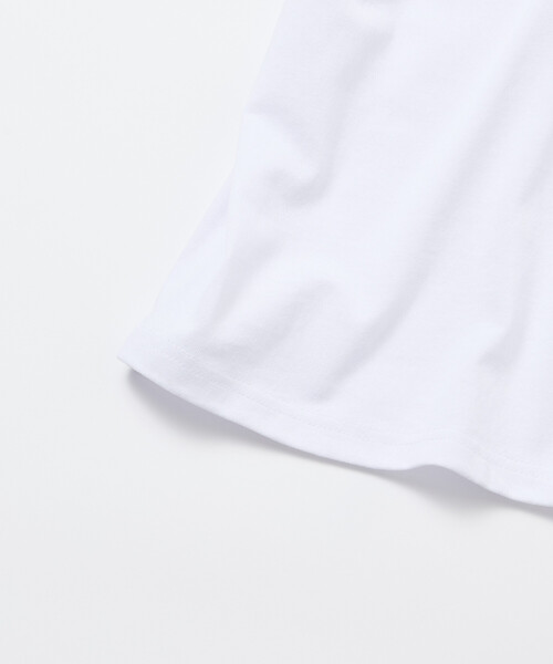 FREAK'S STORE(フリークスストア)の「限定展開 diskunion×FREAK'S STORE 別注 ダルメシアン ビッグシルエット プリント クルーネック Tシャツ(Tシャツ/カットソー・メンズ・ホワイト/ネイビー/ブラック・SMALL/MEDIUM/LARGE)」の7枚目の写真