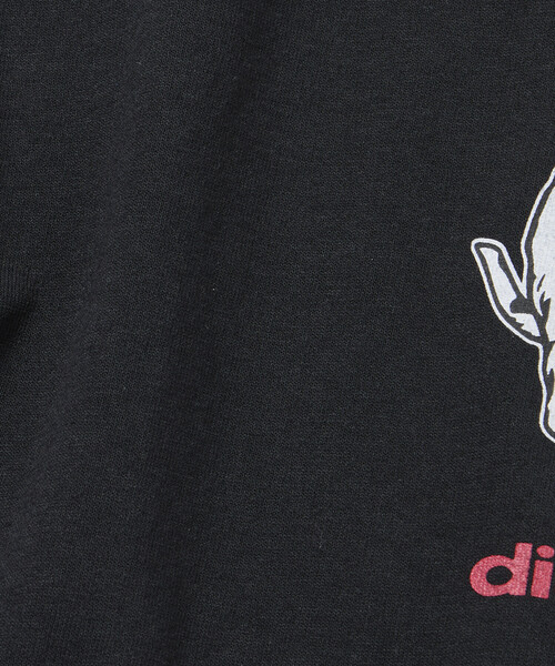 FREAK'S STORE(フリークスストア)の「限定展開 diskunion×FREAK'S STORE 別注 ダルメシアン ビッグシルエット プリント クルーネック Tシャツ(Tシャツ/カットソー・メンズ・ホワイト/ネイビー/ブラック・SMALL/MEDIUM/LARGE)」の12枚目の写真