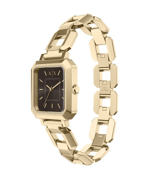 ARMANI EXCHANGE(アルマーニエクスチェンジ)の「アルマーニ・エクスチェンジ 腕時計 レディース アナログ ステンレス AX5738(アナログ腕時計・レディース・ゴールド・FREE)」の6枚目の写真