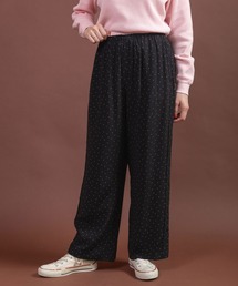 CHILD WOMAN | レーヨンちりめん抜染ドットプリントパンツ(その他パンツ)