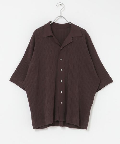 crepuscule(クレプスキュール)の「『別注』crepuscule×URBAN RESEARCH WASHI SHORT-SLEEVE SHIRTS(シャツ/ブラウス・メンズ・ブラック/ブラウン/グリーン/レッド・1/2)」の7枚目の写真