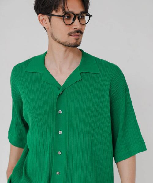 crepuscule(クレプスキュール)の「『別注』crepuscule×URBAN RESEARCH WASHI SHORT-SLEEVE SHIRTS(シャツ/ブラウス・メンズ・ブラック/ブラウン/グリーン/レッド・1/2)」の11枚目の写真