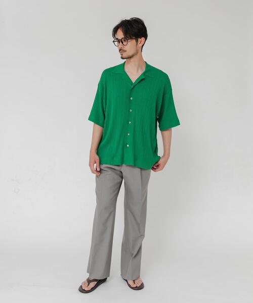 crepuscule(クレプスキュール)の「『別注』crepuscule×URBAN RESEARCH WASHI SHORT-SLEEVE SHIRTS(シャツ/ブラウス・メンズ・ブラック/ブラウン/グリーン/レッド・1/2)」の13枚目の写真