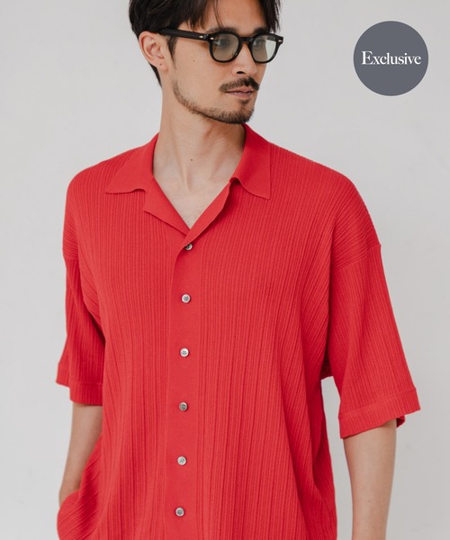 crepuscule(クレプスキュール)の「『別注』crepuscule×URBAN RESEARCH WASHI SHORT-SLEEVE SHIRTS(シャツ/ブラウス・メンズ・ブラック/ブラウン/グリーン/レッド・1/2)」の4枚目の写真