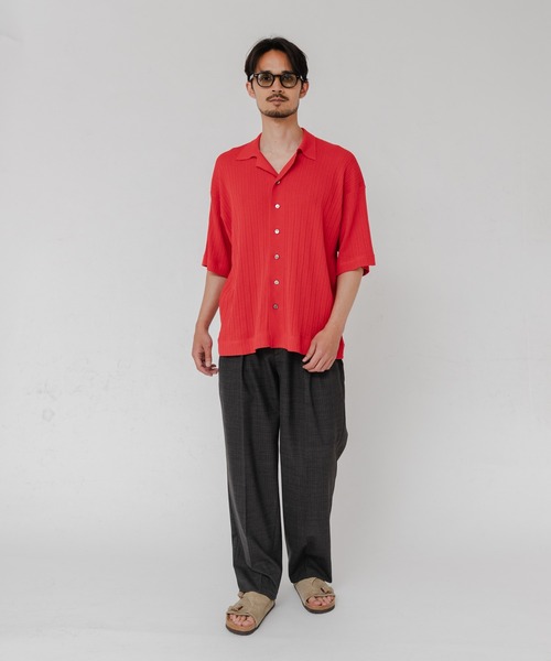 crepuscule(クレプスキュール)の「『別注』crepuscule×URBAN RESEARCH WASHI SHORT-SLEEVE SHIRTS(シャツ/ブラウス・メンズ・ブラック/ブラウン/グリーン/レッド・1/2)」の5枚目の写真