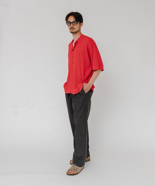 crepuscule(クレプスキュール)の「『別注』crepuscule×URBAN RESEARCH WASHI SHORT-SLEEVE SHIRTS(シャツ/ブラウス・メンズ・ブラック/ブラウン/グリーン/レッド・1/2)」の6枚目の写真