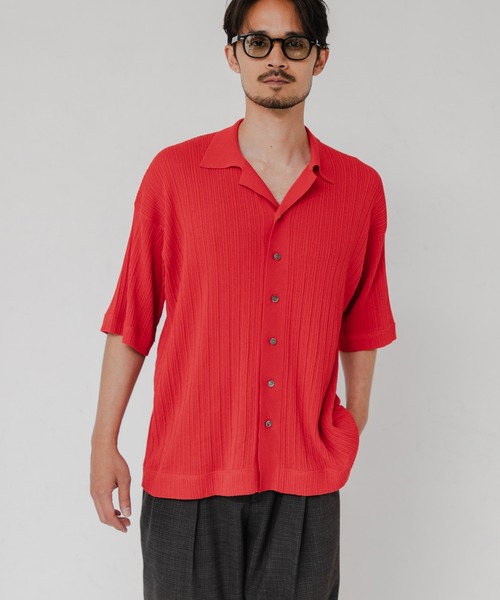 crepuscule(クレプスキュール)の「『別注』crepuscule×URBAN RESEARCH WASHI SHORT-SLEEVE SHIRTS(シャツ/ブラウス・メンズ・ブラック/ブラウン/グリーン/レッド・1/2)」の7枚目の写真