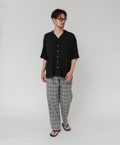crepuscule(クレプスキュール)の「『別注』crepuscule×URBAN RESEARCH WASHI SHORT-SLEEVE SHIRTS(シャツ/ブラウス・メンズ・ブラック/ブラウン/グリーン/レッド・1/2)」の11枚目の写真