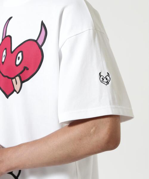maxsix(マックスシックス)の「maxsix(マックスシックス)ONI HERTS S/S TEE(Tシャツ/カットソー・メンズ・ホワイト/ブラック・L/M/S)」の13枚目の写真