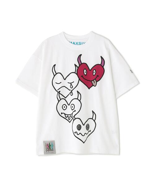maxsix(マックスシックス)の「maxsix(マックスシックス)ONI HERTS S/S TEE(Tシャツ/カットソー・メンズ・ホワイト/ブラック・L/M/S)」の10枚目の写真