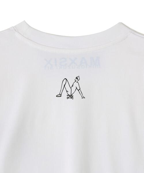 maxsix(マックスシックス)の「maxsix(マックスシックス)ONI HERTS S/S TEE(Tシャツ/カットソー・メンズ・ホワイト/ブラック・L/M/S)」の8枚目の写真