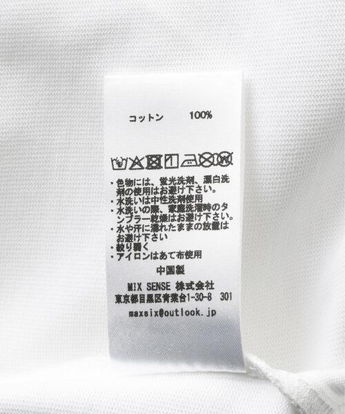 maxsix(マックスシックス)の「maxsix(マックスシックス)ONI HERTS S/S TEE(Tシャツ/カットソー・メンズ・ホワイト/ブラック・L/M/S)」の6枚目の写真