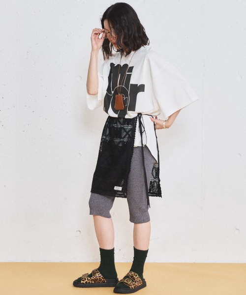MIRROR STOKE（ミラーストーク）の「【ZOZO限定】LACE WRAP SKIRT/レースラップスカート（スカート・レディース・ブラック/オフホワイト・MEDIUM）」の12枚目の写真