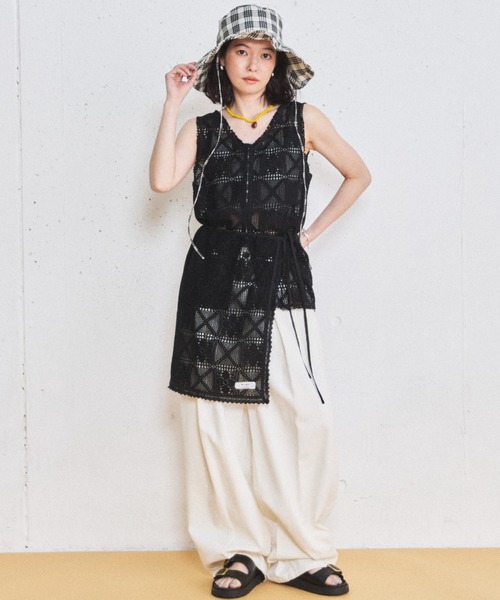 MIRROR STOKE（ミラーストーク）の「【ZOZO限定】LACE WRAP SKIRT/レースラップスカート（スカート・レディース・ブラック/オフホワイト・MEDIUM）」の18枚目の写真
