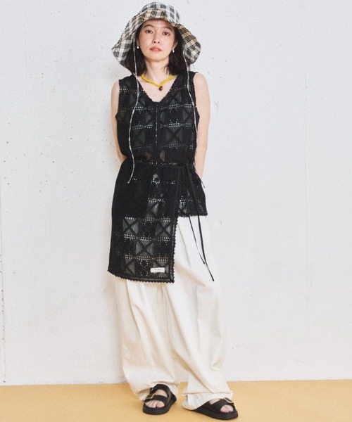 MIRROR STOKE（ミラーストーク）の「【ZOZO限定】LACE WRAP SKIRT/レースラップスカート（スカート・レディース・ブラック/オフホワイト・MEDIUM）」の19枚目の写真