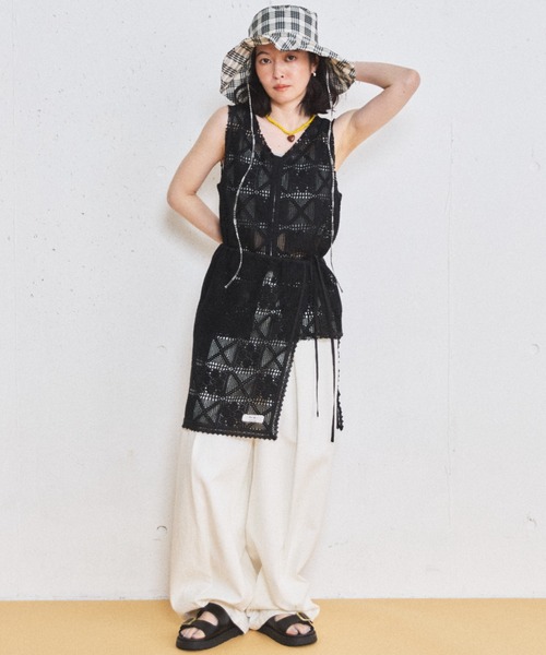 MIRROR STOKE（ミラーストーク）の「【ZOZO限定】LACE WRAP SKIRT/レースラップスカート（スカート・レディース・ブラック/オフホワイト・MEDIUM）」の20枚目の写真
